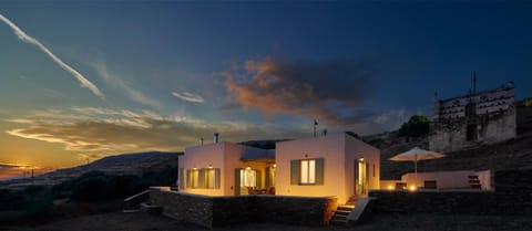 Property building, Natural landscape, Sunset