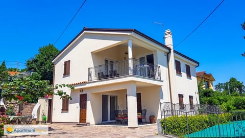 Property building, Patio, Facade/entrance, Garden, Balcony/Terrace