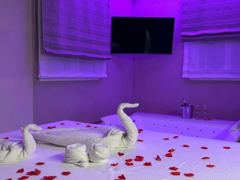 Bed, Hot Tub, Photo of the whole room, Bedroom