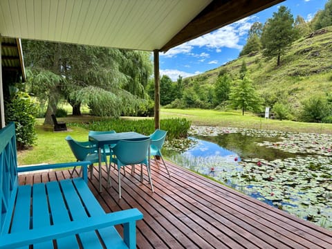 Patio, Garden view, Lake view