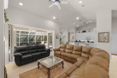 Peaceful home with pool and steps to beach/dining House in Marco Island