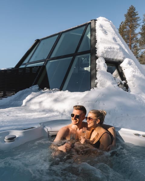 People, Winter, Hot Tub