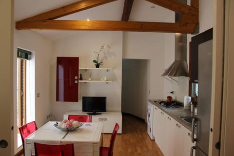 Kitchen or kitchenette, Living room, Dining area
