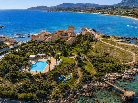Property building, Spring, Bird's eye view, Summer, View (from property/room), Garden view, Landmark view, Mountain view, Pool view, Sea view, Swimming pool, Inner courtyard view