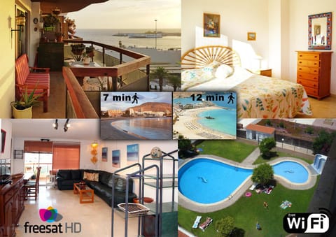 Natural landscape, TV and multimedia, Balcony/Terrace, Living room, Beach, Logo/Certificate/Sign, Bedroom