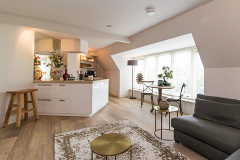 Living room, kitchen
