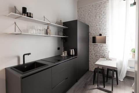 Kitchen or kitchenette, Living room