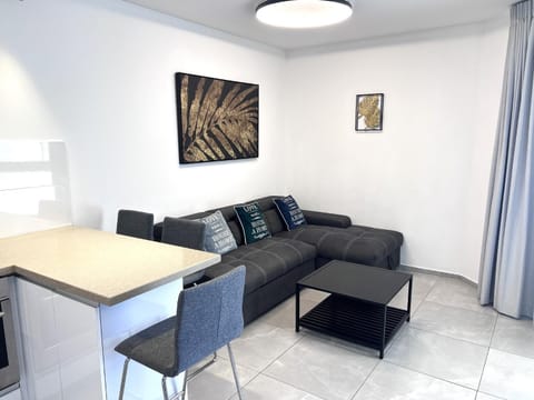 Living room, kitchen
