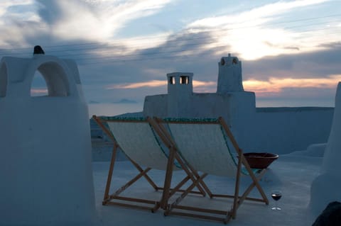 Sunset, sunbed