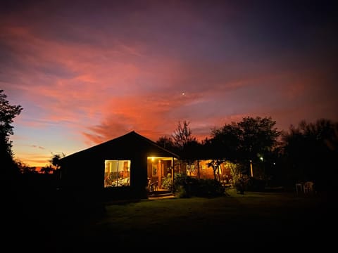 Property building, Sunset