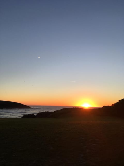 Natural landscape, Sea view, Sunset