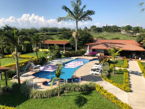 Natural landscape, Garden, Pool view, Swimming pool