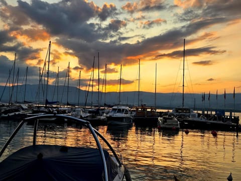 Natural landscape, Lake view, Sunset