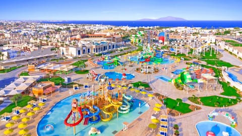 Bird's eye view, Aqua park, Swimming pool