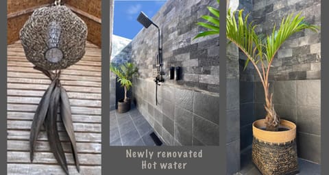Shower, Bathroom, Decorative detail, Open Air Bath