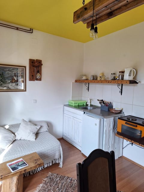 Coffee/tea facilities, Kitchen or kitchenette, Living room, Seating area, Dining area, pet friendly