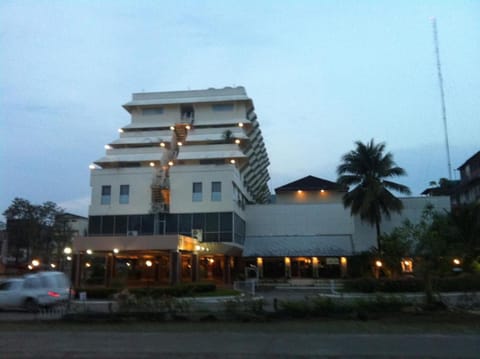 Property building, Sunset