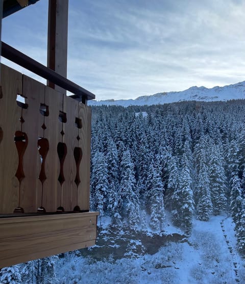 Natural landscape, Winter, Mountain view