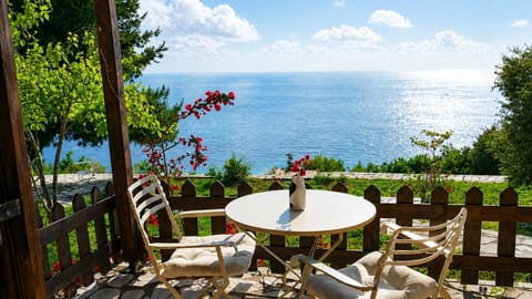 Natural landscape, View (from property/room), Balcony/Terrace, Sea view