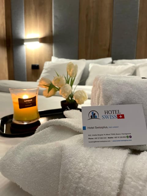 Bed, Property logo or sign, Photo of the whole room, Bedroom, towels