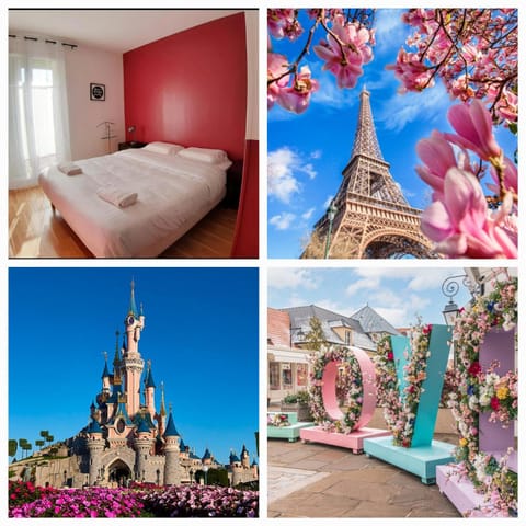 Disney, very nice 2 bedrooms family apartment, wifi, NETFLIX 8 pers Apartment in Chessy