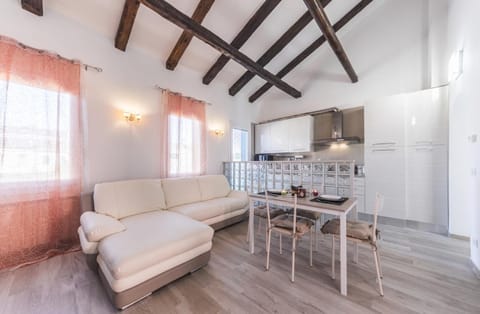 Kitchen or kitchenette, Living room, Dining area