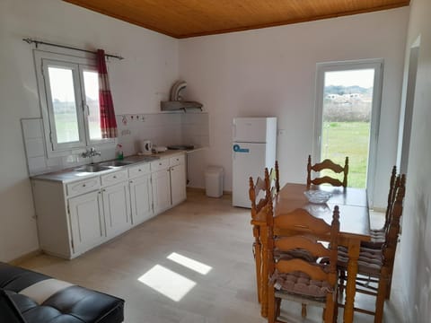 Kitchen or kitchenette, Dining area, stove