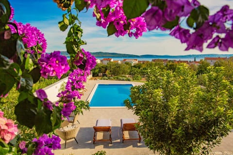 Pool view, Sea view, Swimming pool