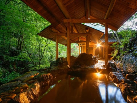 Hot Spring Bath, Open Air Bath, Public Bath