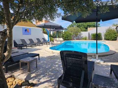 Patio, Day, Balcony/Terrace, Pool view, Swimming pool, Swimming pool, sunbed
