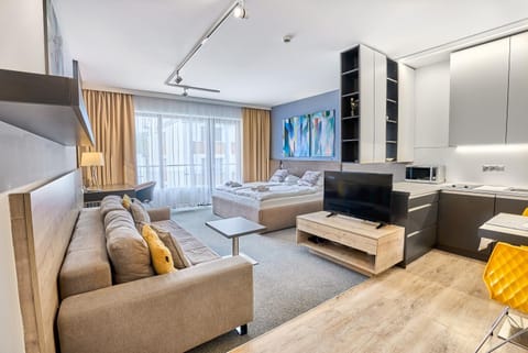 Kitchen or kitchenette, Living room