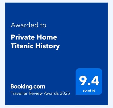 Titanic History Private Home House in Belfast