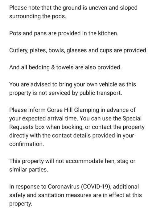 Gorse Hill Glamping Luxury tent in Northern Ireland