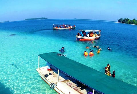 Staff, Off site, Day, Fishing, Snorkeling, Diving, Guests, children, young children, older children, group of guests