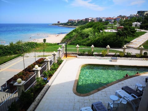 Pool view, Sea view, Swimming pool