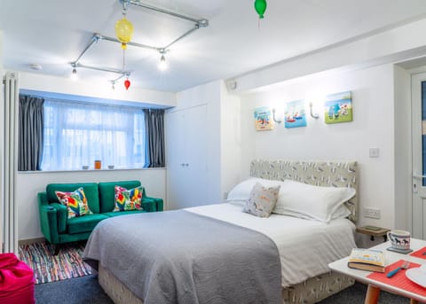 Bed, View (from property/room), Seating area, Bedroom