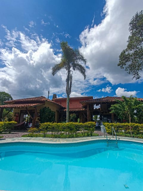 Property building, Day, Garden, Garden view, Pool view, Swimming pool