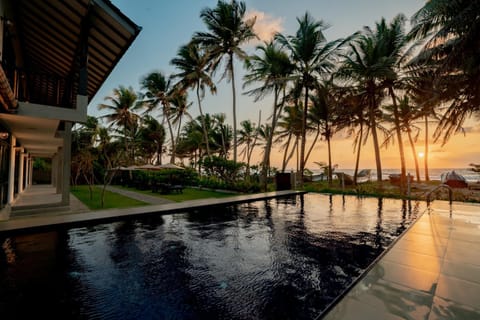 Natural landscape, Pool view, Sea view, Swimming pool, Sunset