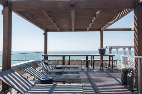 Patio, Day, Natural landscape, View (from property/room), Balcony/Terrace, Seating area, Dining area, On site, Sea view