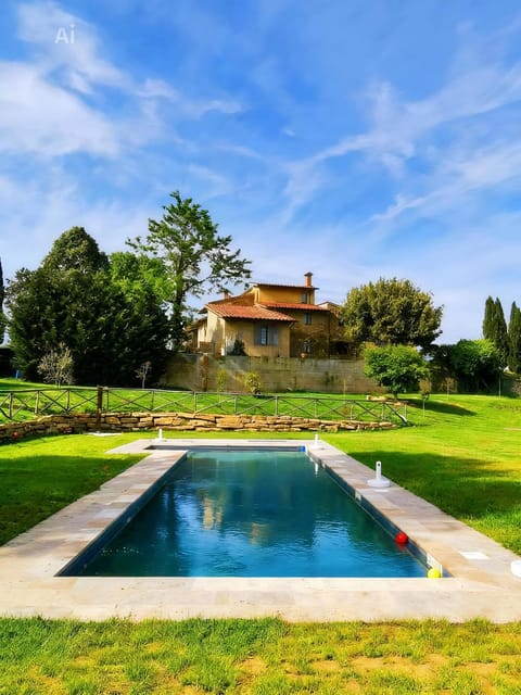 Spring, Garden view, Swimming pool