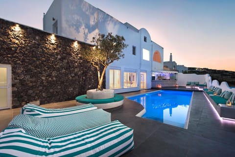 Property building, Swimming pool, Swimming pool, Sunset
