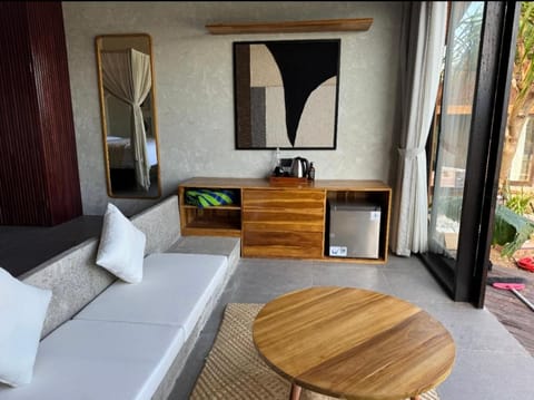 Seating area, wardrobe