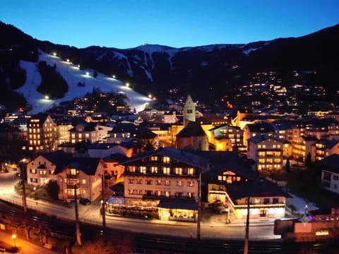Property building, Night, Mountain view