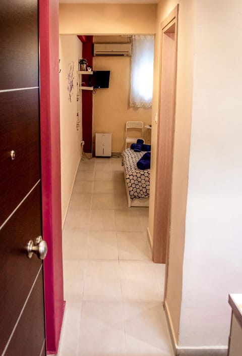 Facade/entrance, Bed, Bedroom