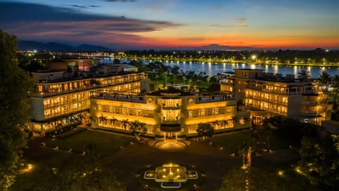 Property building, Night, Natural landscape, Sunset
