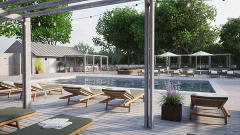 Balcony/Terrace, Pool view, Swimming pool, Open Air Bath