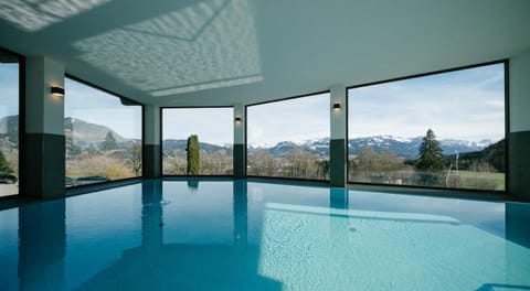 Natural landscape, Mountain view, Pool view, Swimming pool