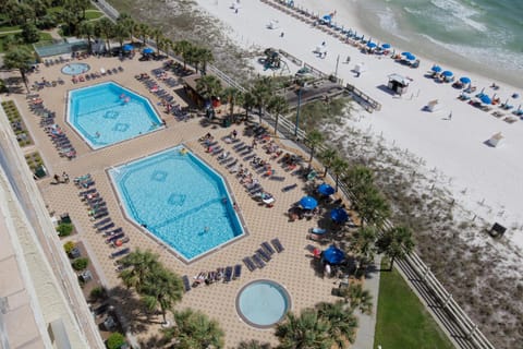Day, People, Natural landscape, Bird's eye view, Beach, Pool view, Sea view, Swimming pool, Location, group of guests, sunbed