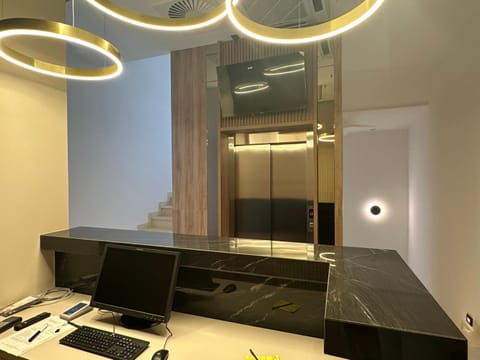 Property building, elevator