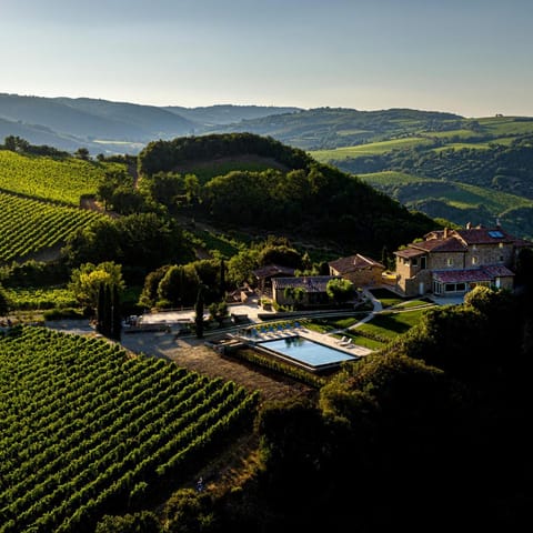 Natural landscape, Bird's eye view